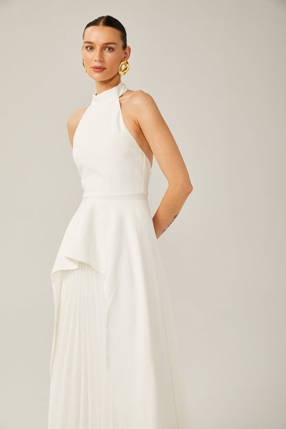 Tempted Halterneck Layered Long Dress