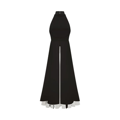 Tempted Halterneck Layered Long Dress