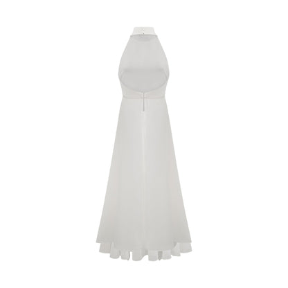 Tempted Halterneck Layered Long Dress