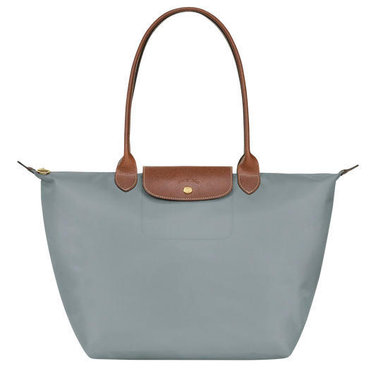 Longchamp – Large Le Pliage Bag, Steel