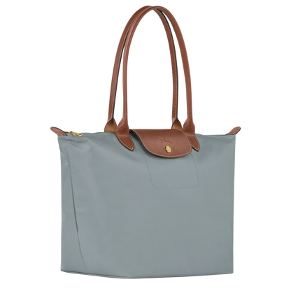 Longchamp – Large Le Pliage Bag, Steel