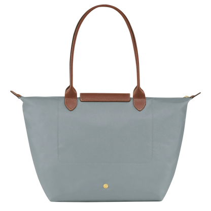 Longchamp – Large Le Pliage Bag, Steel