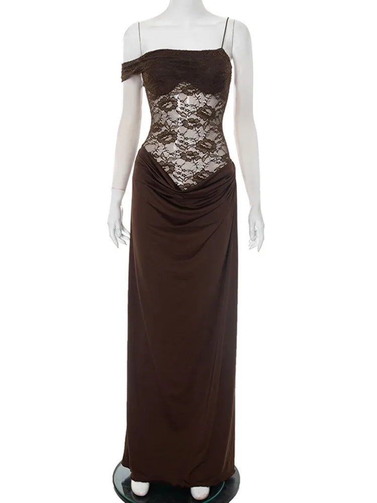 Dark Romance Lace Maxi Dress