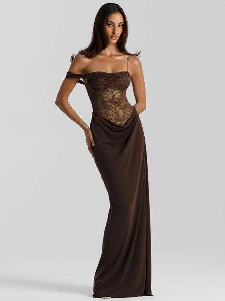 Dark Romance Lace Maxi Dress