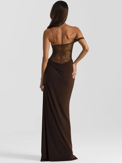 Dark Romance Lace Maxi Dress